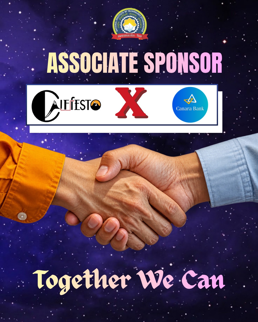 Associate sponsor Canara Bank, featured with Cliffesto
